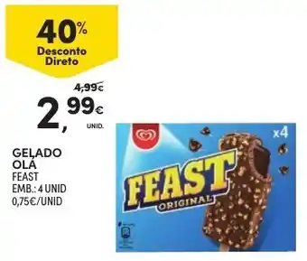 Gelado Olá Feast 4 unid