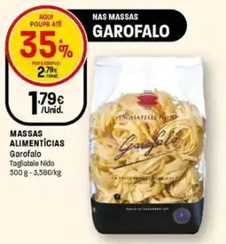 Intermarché Massas alimentícias garofalo tagliatele nido promoção