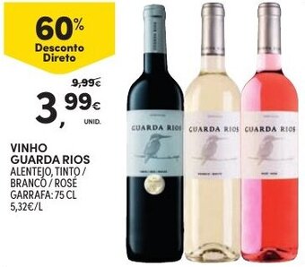 Continente Vinho Guarda Rios 75cl promoção