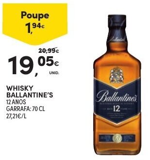 Whisky Ballantine's 70cl