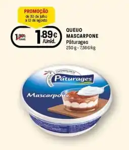 Intermarché Queijo mascarpone pâturages promoção