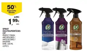 Continente Spray Multisuperfícies CIF 435ml promoção