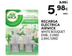 Continente Recarga Eléctrica Airwick 2 unid promoção