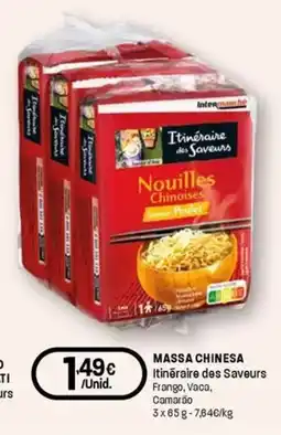 Intermarché Massa chinesa itinéraire des saveurs promoção