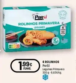 Intermarché 6 rolinhos porsi promoção