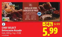 Lidl chef select entrecosto assado promoção