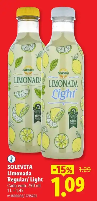 Solevita Limonada Regular/ Light