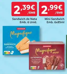 Amanhecer Sandwich de nata magnifique promoção