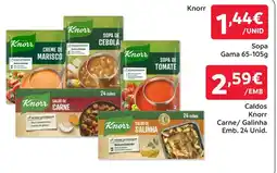Amanhecer Knorr Sopa de Cebola promoção