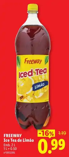 Lidl Freeway Ice Tea de Limão promoção