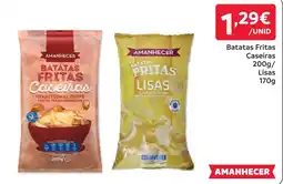 Amanhecer Batatas Fritas Caseiras Lisas promoção