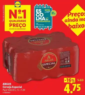 Argus cerveja especial