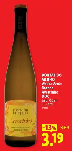 Lidl portal do minho alvarinho promoção