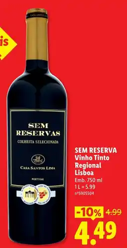 Lidl Sem reservas casa santos lima promoção