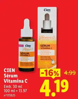 Lidl Cien Sérum Vitamina C promoção