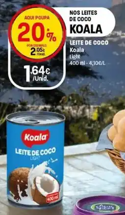 Intermarché Leite de coco koala light promoção