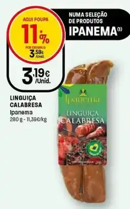 Intermarché Linguiça calabresa ipanema promoção