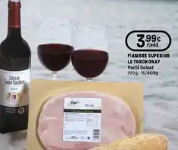 Intermarché Fiambre superior le torchonay Porsi Select promoção