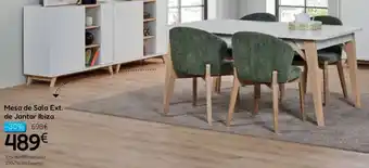 Hiper Centro do Móvel Mesa de Sala Ext. de Jantar Ibiza promoção