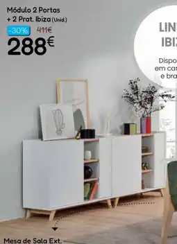 Hiper Centro do Móvel Módulo 2 Portas +2 Prat. Ibiza promoção
