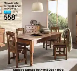 Hiper Centro do Móvel Mesa de Sala Torneada C/2m promoção