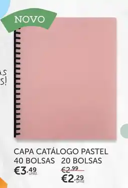 Note! capa catálogo pastel promoção