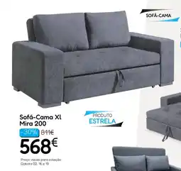 Hiper Centro do Móvel Sofá-Cama XL Mira 200 promoção