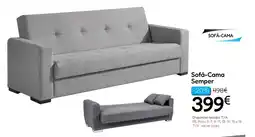 Hiper Centro do Móvel Sofá-Cama Semper promoção
