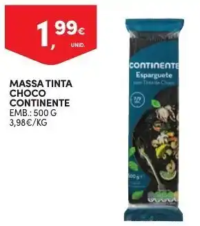 Continente Massa Tinta Choco Continente 500g promoção