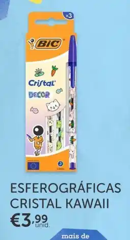 Note! Esferográficas cristal kawaii promoção