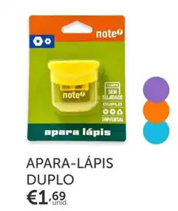 Note! Apara-lápis duplo promoção