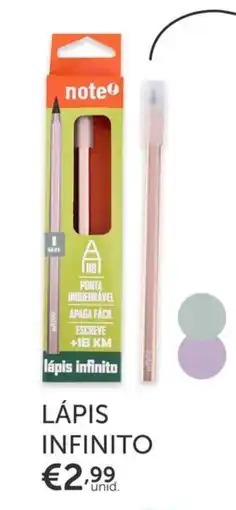 Note! Lápis infinito promoção