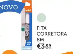 Note! Fita corretora 8m promoção