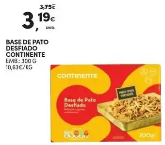 Continente Base de Pato Desfiado Continente 300g promoção