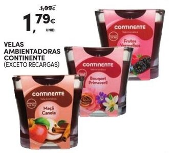 Continente Velas Ambientadoras Continente promoção