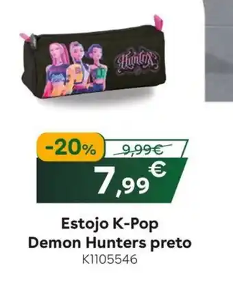 Estojo K-Pop Demon Hunters preto