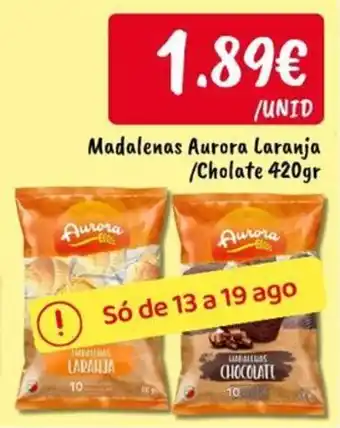 Ponto Fresco Madalenas aurora laranja /chocolate promoção