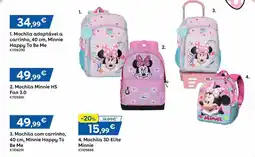 Toys R Us Mochila 3d elite minnie promoção