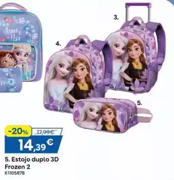Toys R Us Estojo duplo 3D Frozen 2 promoção