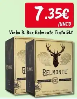 Ponto Fresco Vinho B. Box Belmonte Tinto promoção