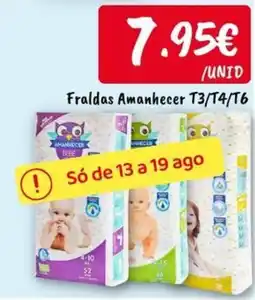 Ponto Fresco Fraldas Amanhecer T3/T4/T6 promoção