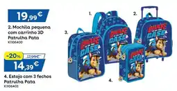 Toys R Us Estojo com 3 fechos Patrulha Pata promoção