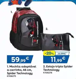 Toys R Us Mochila adaptável a carrinho, 46 cm, Spider Technology promoção