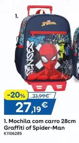 Toys R Us Mochila com carro Graffiti of Spider-Man promoção
