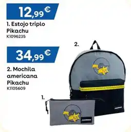 Toys R Us Estojo triplo pikachu promoção