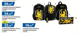 Toys R Us Mochila escolar Pokémon Twilight Champions promoção
