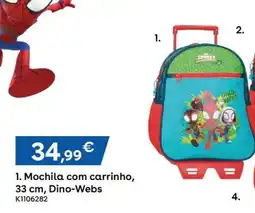 Toys R Us Mochila com carrinho, Dino-Webs promoção