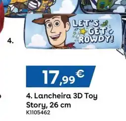Toys R Us Lancheira 3d toy story promoção