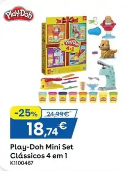 Toys R Us Play-Doh Mini Set Clássicos 4 em 1 promoção