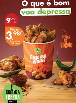 Pingo Doce Dia - chicken wings promoção